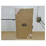 Costway JV13190NA 3-Tier Nightstand with Drawer & Open Storage Shelf, Natural