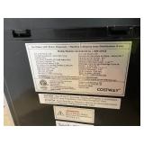 COSTWAY Countertop Water Dispenser with Ice Maker, 3-in-1 Portable Hot Cold Dispenser with 48LBS/24H Ice Machine, Child Safety Lock for 3-5 Gallon Bottle