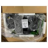 Qaba 12V Ride on Car, Ride on Truck w/ Remote, 4 Suspension Wheels, 3 MPH Max Speed, Music, Horn & Lights, Green (Maybe Missing Hardware. Missing Parts: 3, 9 See Photos)