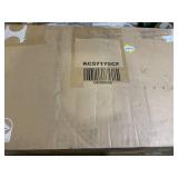 SILKYDRY Dining Table Set of 4, Space Saving 5 Piece Kitchen Table and Chairs, Wooden Rectangular Dinette Set for 4, Breakfast Nook, Wood Grain (Brown)