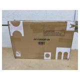 Costway Upholstered Bar Stools Set of 2 with Footrests for Counter