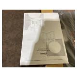 Costway Upholstered Bar Stools Set of 2 with Footrests for Counter