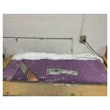 PHYMAT Pulsed Electromagnetic Fields( PEMF ) Therapy Mat Far Infrared Amethyst Heating Pad (67"x27")- 5 Color Natural Crystal