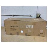 Costway Artificial Christmas Tree Set of 3 with Snow-flocked Branch Tips and LED Lights