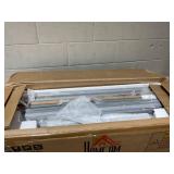 HOMCOM Freestanding Kitchen Pantry, 4-Door Kitchen Pantry Cabinet with Adjustable Shelves and Doors, Distressed White