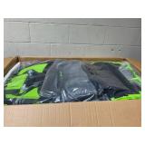 Qaba 24V 7AH Ride on Car, 2 Seater 4 MPH Ride on UTV with 4 Shock Absorbers, Music Horn LED Lights, for 3-8 Years, Green