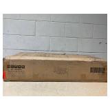 HOMCOM Kitchen Tilt Out Trash Bin Cabinet Free Standing Recycling Cabinet Trash Can Holder With Drawer, Gray