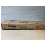 HOMCOM 4-Tier Industrial Pipe Shelves Floating Wall Mounted Bookshelf, Metal Frame Display Rack, 1" Thickness Shelving Unit for Farmhouse, Kitchen, Bar, Rustic Brown