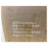 Goplus 5-in Gray Electric Fireplace Insert (Missing Hardware)