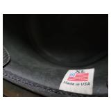 American Hat Company Black Leather Steampunk Hat ~ XL