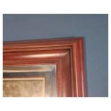 Large Rectangular Wall Mirror with Wood Frame ? 66" x 44"