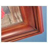 Large Rectangular Wall Mirror with Wood Frame ? 66" x 44"