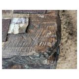 Hand-carved wooden Mermaid Totem