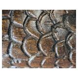 Hand-carved wooden Mermaid Totem