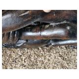 Hand-carved wooden Mermaid Totem