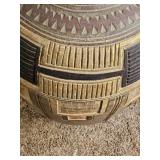 Decorative Floor Vase with Dried Botanical Arrangement