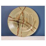 Signed Studio Pottery Serving Bowl ? Approx. 18" Diameter