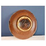 Signed Studio Pottery Serving Bowl ? Approx. 18" Diameter