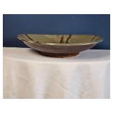 Signed Studio Pottery Serving Bowl ? Approx. 18" Diameter
