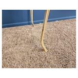 Decorative Metal & Glass Patio Table