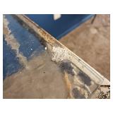 Decorative Metal & Glass Patio Table