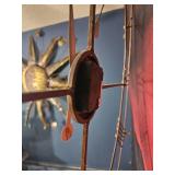 Large Industrial-Style Open-Frame Wall Clock ? Approx. 50" Diameter