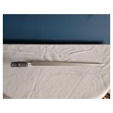 Reenactment Flintlock Musket with Bayonet ? Approx. 58" Overall