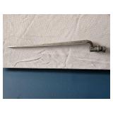 Reenactment Flintlock Musket with Bayonet ? Approx. 58" Overall