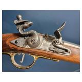 Reenactment Flintlock Musket with Bayonet ? Approx. 58" Overall