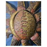 Large Illuminated Metal Sun Wall Sculpture