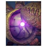 Large Illuminated Metal Sun Wall Sculpture