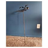 Handcrafted Metal Dragonfly Garden Stake / Yard Art Sculpture