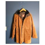 Laverapelle Suede Leather Coat with Quilted Lining ? Size 2XL