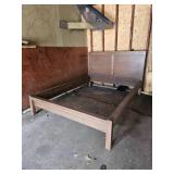 Solid Wood Bed Frame with Headboard & Footboard (66" x 45")