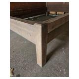 Solid Wood Bed Frame with Headboard & Footboard (66" x 45")