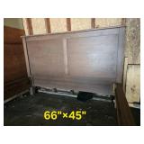 Solid Wood Bed Frame with Headboard & Footboard (66" x 45")
