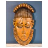 Hand-Carved Tribal Style Wooden Mask