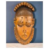 Hand-Carved Tribal Style Wooden Mask