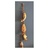 Hanging Ceramic Fish Carving Wall Decor