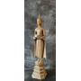Tall Thai Brass Standing Buddha Statue