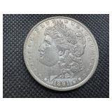 1891 Morgan Silver Dollar