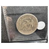 1876-S Seated Liberty Quarter - Greysheet Wholesale Price for a F12 is $32.00