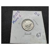 Better Date 1945-S Micro S Mercury Dime Marked BU When Purchased