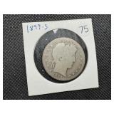 1899-S Barber Half Dollar