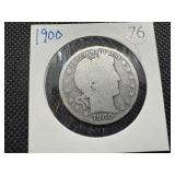 1900 Barber Half Dollar