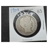 1904 Barber Half Dollar