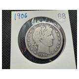 1906 Barber Half Dollar
