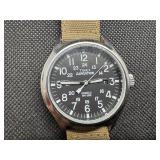 Timex Stainless Steel Expedition Indiglo Field Watch with brand new battery - Runs Well.
