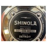 Extra Large Shinola Runwell Watch with Date Function - With Original Box and Papers - Runs well - Compare new at $895.00