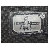 2023 One Ounce .999 Silver Bar Stacks and Bowers